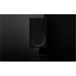 Piano Cottura Incasso ad Induzione con Cappa Integrata 83 Cm Versione Aspirante Vetro Nero e Ghisa Elica NIKOLATESLA PRIME S BL/A P/83 - PRF0185059