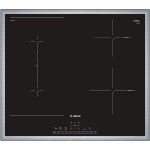 Piano Cottura da Incasso Induzione 60 cm 4 Zone CombiZone Nero con cornice inox Comandi Touch Control Serie 6 Bosch PVS645FB5E 