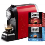 Macchina Caffe' Espresso per Capsule in Alluminio Incluse 32 Capsule Super compatta Serbatoio 500 ml Bialetti Super Rosso