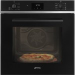 Forno da Incasso Multifunzione Elettrico Termoventilato 60 cm Nero Funzione Pizza Smeg SF6400PZB