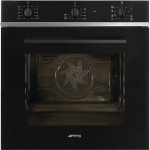 Forno da Incasso Multifunzione Elettrico Termoventilato 60 cm Nero Sistema di pulizia Vapor Clean Smeg SF64M3TB