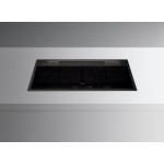 Piano Cottura Incasso ad Induzione con Cappa Integrata 88 cm 4 Zone Flex Vetroceramica Nero con Cornice Nera FALMEC Sintesi Black - CUZW90.00P8#ZZZN460F