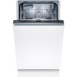 Lavastoviglie da Incasso a Scomparsa Totale 45 cm 9 Coperti Classe E Serie 2 Bosch SRV2HKX41E