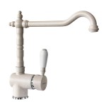 Miscelatore Cucina monocomando estetica classica finitura Avena NEW AQUASTYLE SCHOCK SXSTY58