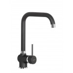 Miscelatore cucina monocomando con canna a ponte finitura antracite AQUATIME SCHOCK SXTIME51