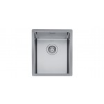 Apell SZ38FSFR Lavello da Incasso 1 Vasca Sottotop - Filotop 38 x 44 cm Acciaio Inox Spazzolato Spazio R15