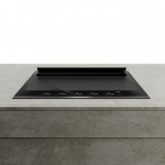 Airforce Innova Visio Pro 90 A Piano Cottura Incasso ad Induzione con Cappa Integrata 90 cm Versione Aspirante 4 Zone Bridge Nero - CCINNV9002