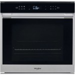 Forno da Incasso Multifunzione Elettrico 60 cm Vetro nero Inox Antimpronta Classe A+ Whirlpool Linea W7 Collection W7 OM4 4BS1 H