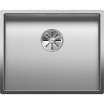 Lavello Monovasca Sottotop 54 x 44 cm Acciaio inox Durinox 1 Vasca 50 x 40 cm Raggio 0 scarico InFino e troppopieno rettangolare ZEROX 500-U Durinox BLANCO 1521559 - 521559
