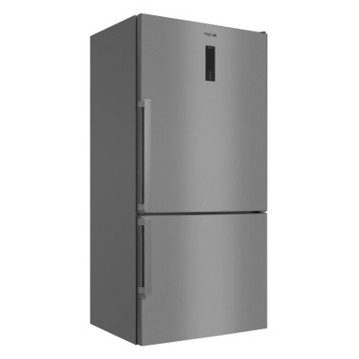 Whirlpool W84BE 73 X Frigorifero Combinato 588 Litri Classe D Altezza 186 cm Larghezza 84 cm  Acciaio Inox