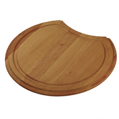 Tagliere in legno iroko diametro mm 375 per lavello CM 094011 XXXXX