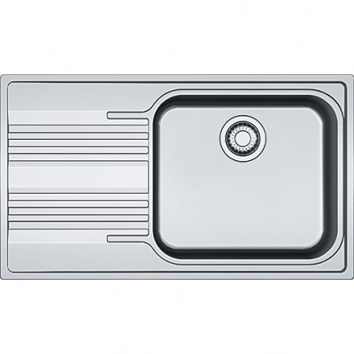 Lavello da Incasso 1 Vasca Grande con Gocciolatoio a Sinistra 86 x 50 Inox Smart Franke SRX 611-86 LB 101.0356.882 - 85864827