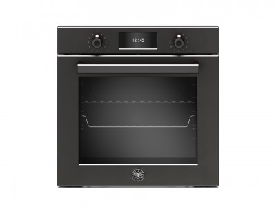 Forno da Incasso Elettrico 60 cm Pirolitico Vapore Total Steam 11 Funzioni Classe A++ Serie Professional Carbonio Bertazzoni F6011PROVPTN
