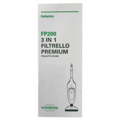 Sacchetti Vorwerk Folletto Vk 200 Filtrello Premium Originale 57920 ex 51377