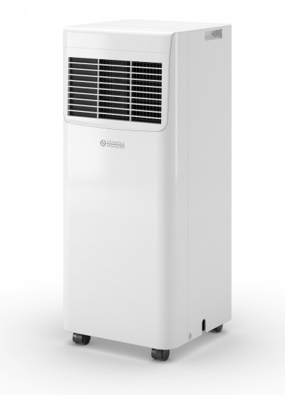 Olimpia Splendid 02562 DOLCECLIMA COMPACT 8 SW Condizionatore Portatile 10000 Btu /h Climatizzatore Classe A Funzione Deumidificatore con Timer Bianco 