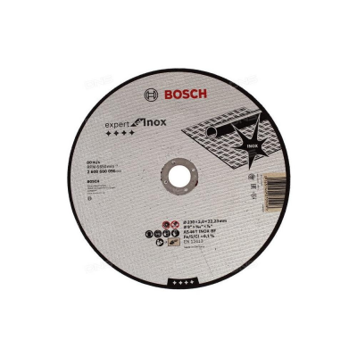 Disco taglio per smerigliatrice Per Inox D. 230 mm Bosch 2608600096