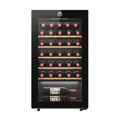 Hoover HOWC034 Cantina Vini Libera installazione 34 Bottiglie Classe G Altezza 85 cm Luce Led Finitura Nera H-WINE 500 
