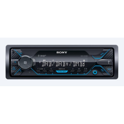Autoradio mechaless EXTRA BASS Bluetooth Black e Blue 4 x 55w Sony DSX-A510KIT EUR