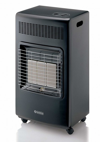 Olimpia Splendid 99384 Stovy Infra Turbo Stufa a Gas GPL - Infrarossi - fino a 4200 W - Prodotto in Italia - Nero