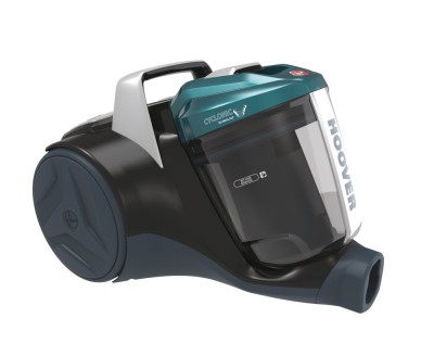 Hoover BR71_BR30011 Aspirapolvere senza Sacco a Traino Ciclonico Filtro Epa Potenza 700 Watt colore Nero e Turchese 