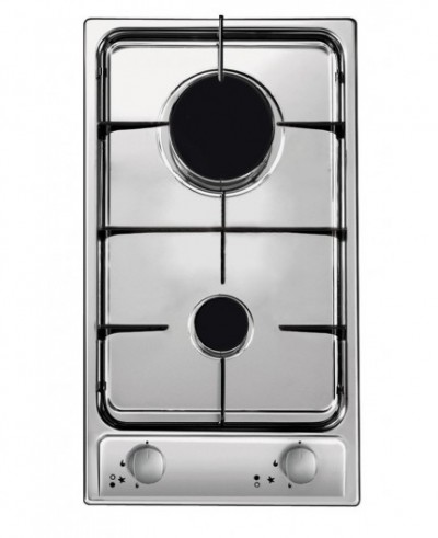 Candy CDG32/1SPX Piano Cottura da Incasso a Gas 30 cm Domino 2 Fuochi Acciaio Inox