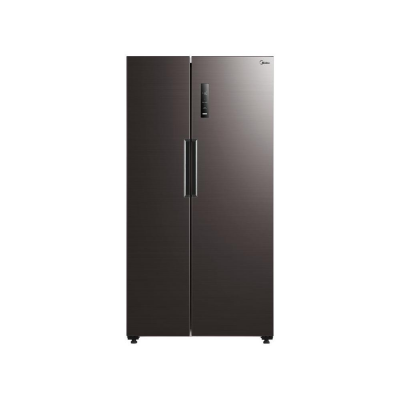 Frigorifero Side by Side 2 Porte No Frost Classe F Altezza 179 Larghezza 91 cm Finitura Black Inox Midea MDRS723MYF28   