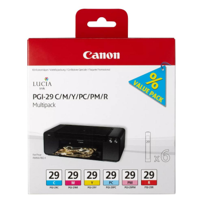Set cartucce stampante Linea PGI-29 LUCIA Canon 4873B005