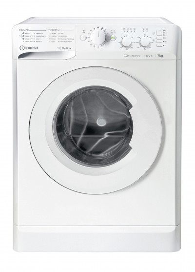 Indesit MTWC 71296 W IT Lavatrice Libera Installazione Carica Frontale 7 Kg Classe A Centrifuga 1200 giri/min. Bianco 