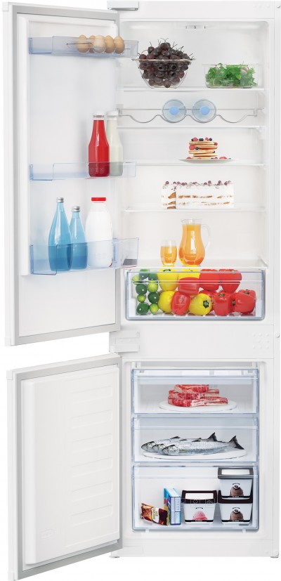Frigorifero da Incasso Combinato Altezza 177 cm Classe F Cerniere a Sinistra Beko BCSA285K3SNLH - BCSA 285 K3SN LH - Sostituisce il modello BCSA285K2SLH