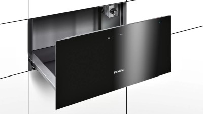 Cassetto Scaldavivande da Incasso Altezza 29 cm Nero iQ700 Siemens BI630DNS1