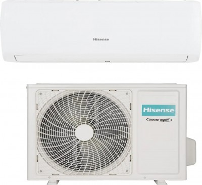 Hisense Halo Climatizzatore 9000 Btu Inverter Monosplit Condizionatore con Pompa di Calore Classe A++/A+ Gas R32 Bianco