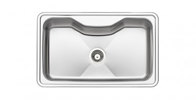 Lavello da Incasso 1 Vasca Monovasca 80 x 50 cm Acciaio Inox Serie Criteria Apell CR800IBC