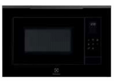 Electrolux Serie 600 KMSD253TMH Forno Microonde con Grill da Incasso 60 cm Altezza 38 cm 25 Litri Cottura combinata Estetica Intuit Pure Black Nero in vetro