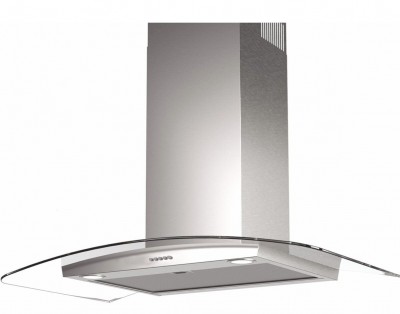 Cappa a Parete 60 cm Acciaio Inox e Vetro Trasparente Classe C Tecnowind FLEX MID PLUS 60 - K338I0019