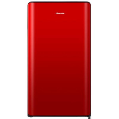 Frigorifero Monoporta Libera Installazione con Celletta Freezer CHILL Classe F Rosso Ruby con Design Curvilineo Altezza 87 cm Larghezza 48 cm Hisense RR106D4CRF