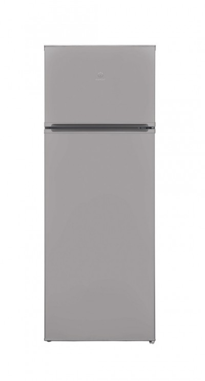 Frigorifero Doppia Porta Libera Installazione Classe E Silver Altezza 144 cm Indesit I55TM 4120 S 1