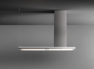 Cappa a Isola 175 cm camino a Destra Acciaio inox Tecnologia NRS Silenziosa FALMEC Lumen 175 NRS - CLUI75.E4P2#NEUI490F