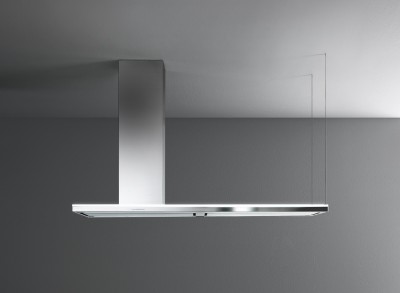 Cappa Isola 175 cm Camino a Sinistra Acciaio inox finitura Scotch Brite FALMEC Lumen Isola 175 - CLUI75.E1P2#NEUI490F