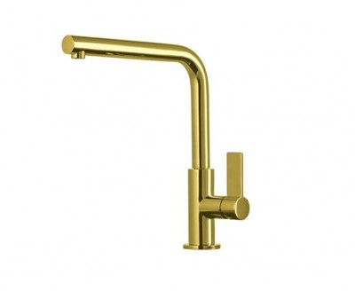 Miscelatore Monocomando Cucina Cromato  trattamento PVD Gold Oro Canna Girevole Omega Gold Foster 8497 700 - 8497700