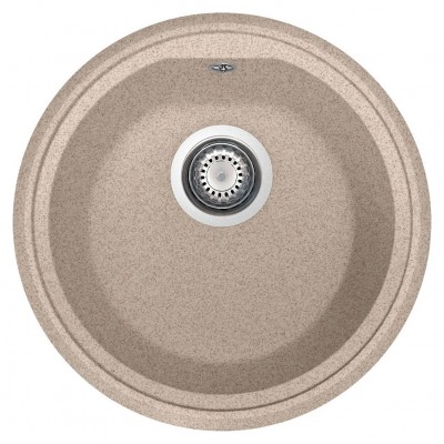 Plados Telma PL4351 UG 94 - MICROULTRAGRANIT Atlantic Lavello tondo 1 vasca cm. 44 - avena