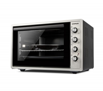 G3Ferrari G10154 Rosto' 58 Forno Elettrico Multifunzione Ventilato con Girarrosto Capacità 58 Litri 9 Programmi 63 cm Nero Argento 