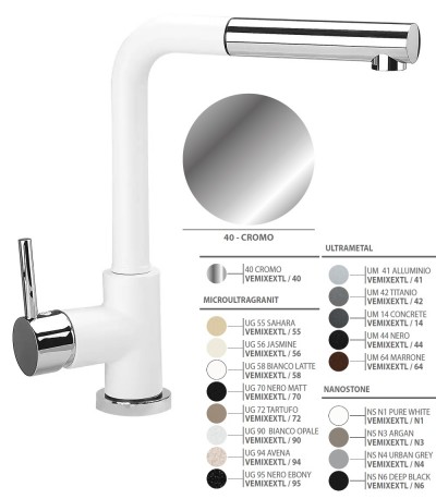 VEMIXEXTL Miscelatore rubinetto Plados  code 40 CROMO