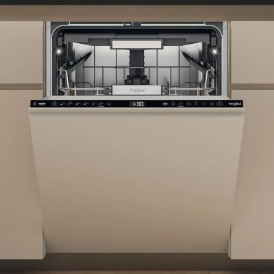 Lavastoviglie da Incasso a Scomparsa Totale 60 cm 15 Coperti Classe A Terzo cesto Cerniere Sliding 6° SENSO Whirlpool W7I HF60 TUS - W7IHF60TUS