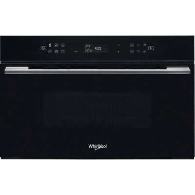 Forno Microonde da incasso con Grill 31 Litri Altezza 38 cm Vetro Nero Whirlpool Linea W7 Collection W7 MD440 NB