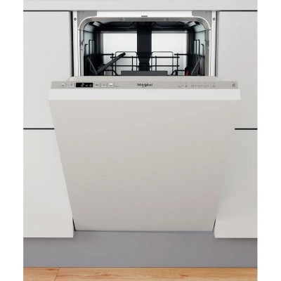 Lavastoviglie da Incasso a Scomparsa Totale 45 cm 10 Coperti Classe E Whirlpool WSIC 3M27