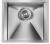 Lavello da Incasso Monovasaca 50 x 45 cm Slim Acciaio Inox Satinato FOCUS CM 015206.X0.01.2018 - 015206XCSSP