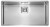 Lavello da Incasso Monovasaca 85 x 45 cm Filotop Acciaio Inox Satinato PYPER CM 01535A.X0.01.2063 - 01535AXCSSP