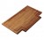 Tagliere in legno iroko mm 270 x 450 per lavello CM 094006 XXXXX