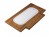 Tagliere in legno iroko con inserto PE mm 270 x 450 per lavello CM 094007 XXXXX