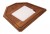 Tagliere in legno iroko con inserto PE mm 487 x 447 per lavello CM 094015 XXXXX